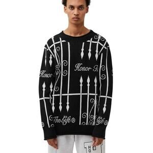 HTG Honor the Gift, Men's Neighborhood Sweater, Medium, Black, NWT